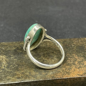 Ring fra Evald Nielsen med amazonit