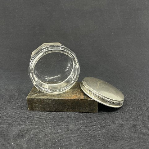 Small box with silver lid