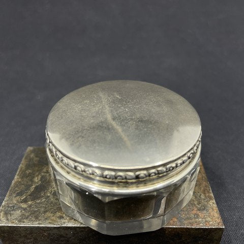 Small box with silver lid