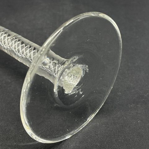 Tall shot glass with twisted stem