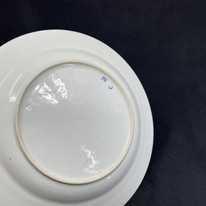Antique Mussel painted Fluted dinner plate, 1779-1814