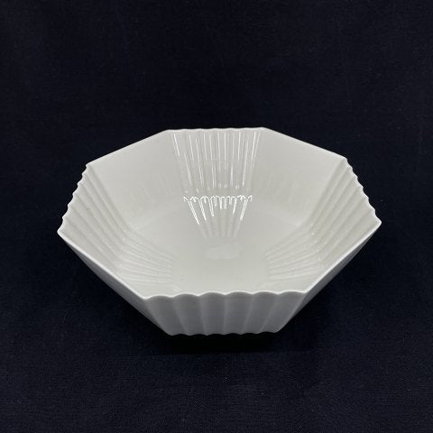 White angular bowl from Royal Copenhagen