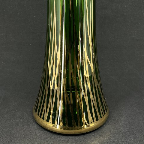 Høj ædelgrøn vase
