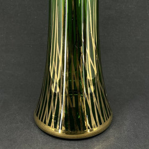Høj ædelgrøn vase