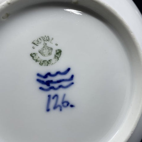 Royal Copenhagen mindeplatte fra 1909