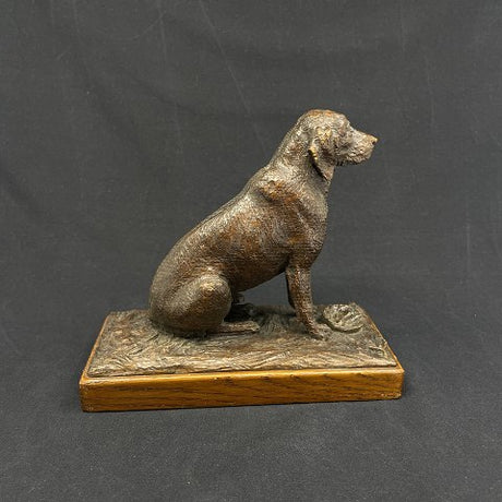 Beautifully carved figure of a dog