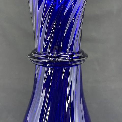 Hyacinth glass with folded rigel from Holmegaard Glasværk