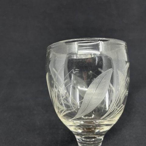 Nice flower-cut glass from the middle of the 1800s