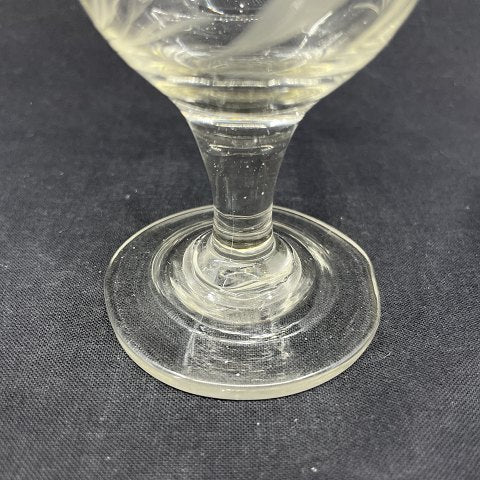 Nice flower-cut glass from the middle of the 1800s