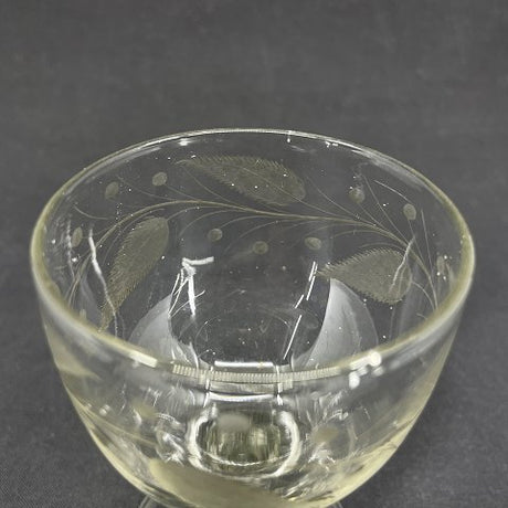 Holmegaard wine glass No. 1 with grinding