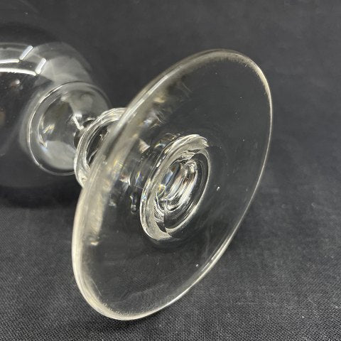 Antique wine glass from the beginning of the 20th century