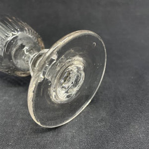 Blown Wellington wine glass from the 19th century
