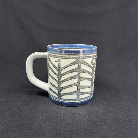 Royal Copenhagen large vintage mug 1970, engraved