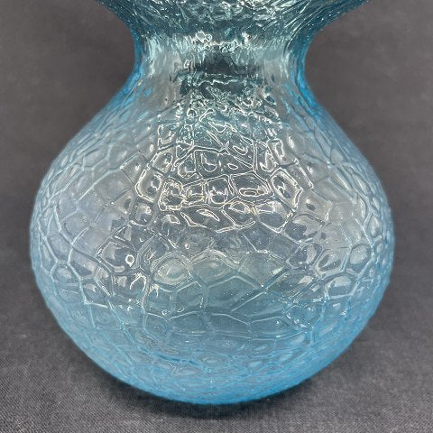 Lyseblåt hyacintglas fra Fyens Glasværk