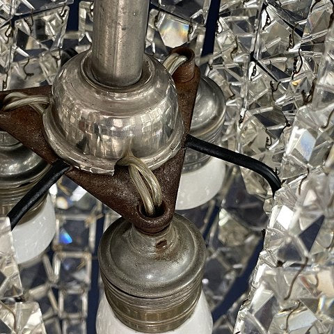 Rare Liège chandelier from the 1930s