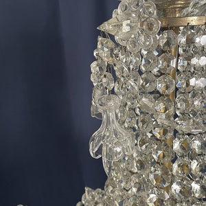 Unusually detailed prism chandelier