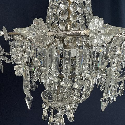 Unusually detailed prism chandelier