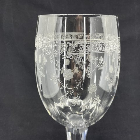 A pair of crystal goblets