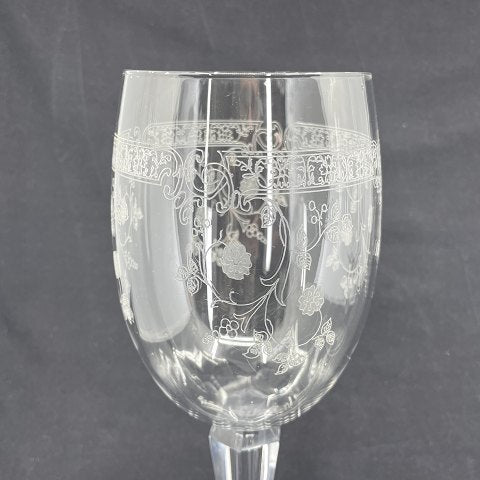 A pair of crystal goblets