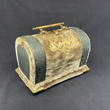 Antikt necessaire i velour