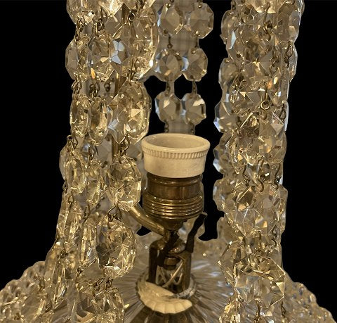 A pair of prism chandeliers from the 1910s