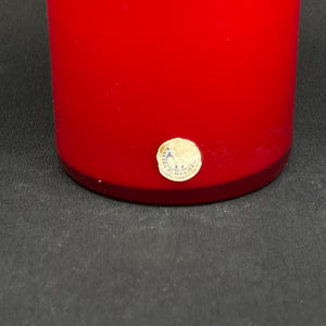 Large and rare red Carnaby vase, 31 cm.