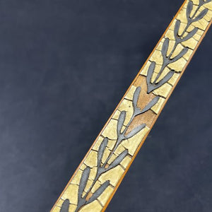Dansk alenstok med intarsia