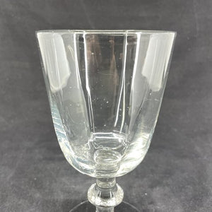 Berlinois rødvinsglas med optik