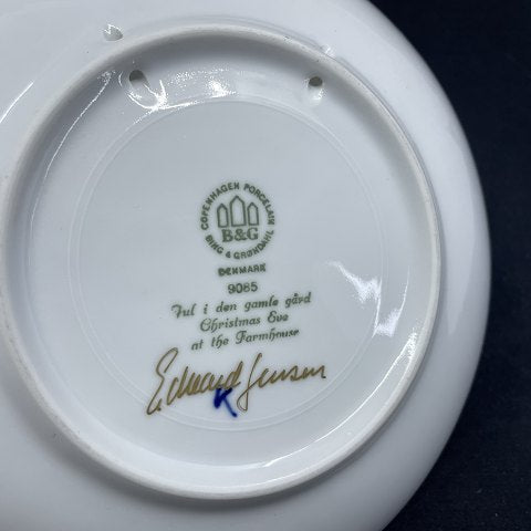 Bing & Grøndahl juleplatte 1985 med signatur