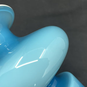 Blå Carnaby vase, 15 cm.