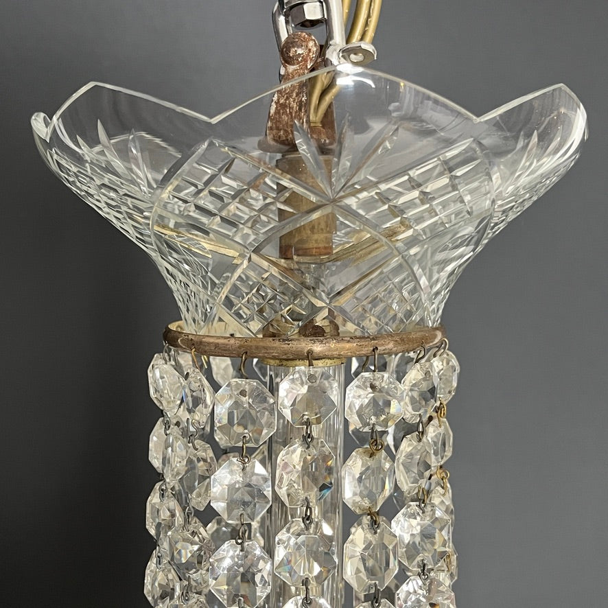 Elegant lysekrone fra 1910'erne