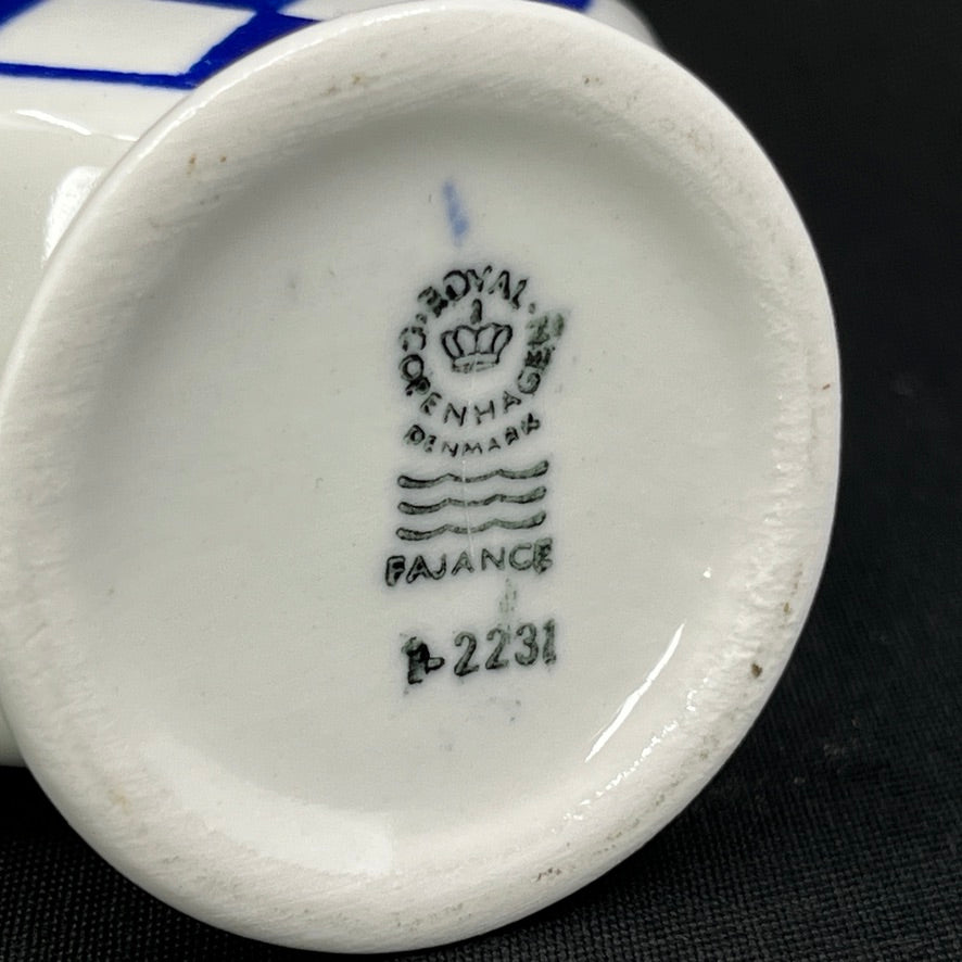 Blåt julehjerte fra Royal Copenhagen