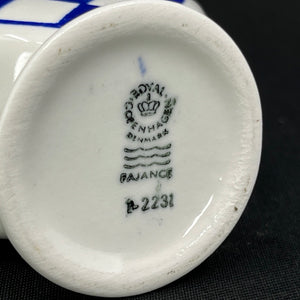 Blåt julehjerte fra Royal Copenhagen