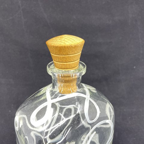 Enamel painted canteen bottle from Holmegaard