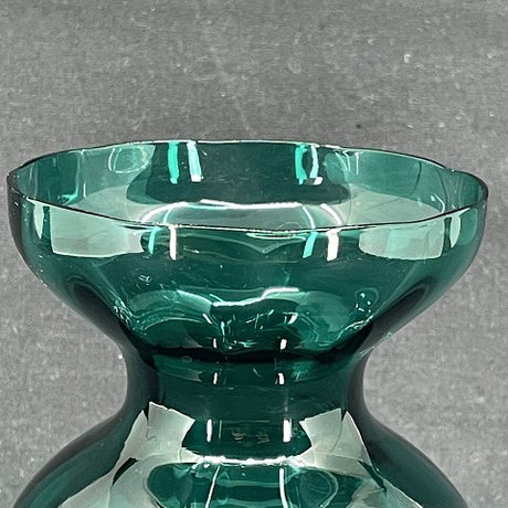 Smaragdgrønt hyacintglas fra Holmegaard Glasværk