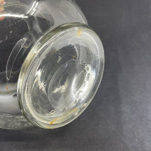 Finely decorated fish glass