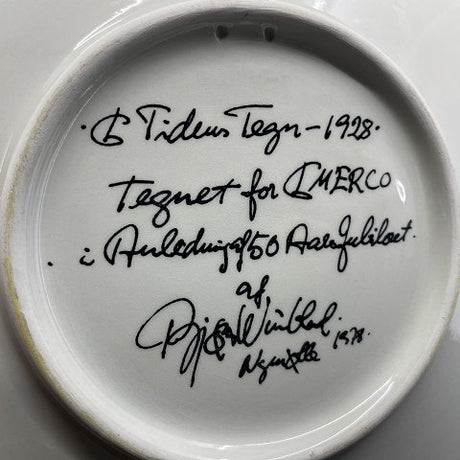 Bjørn Wiinblad plate - Imerco