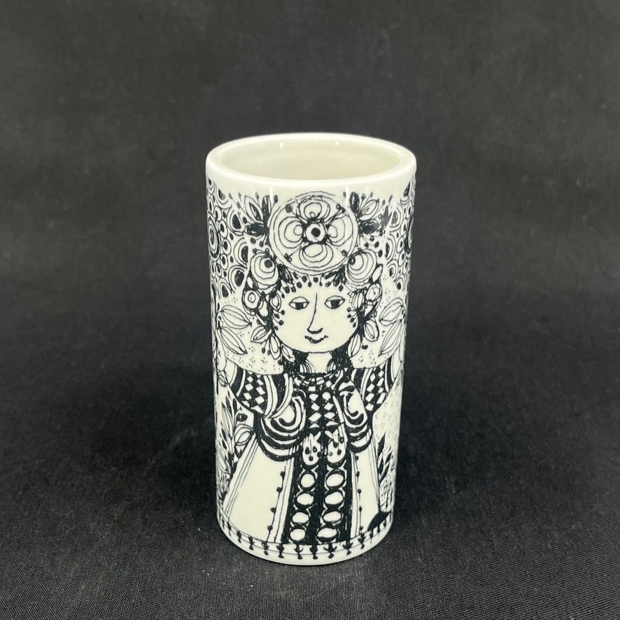Bjørn Wiinblad vase - Flora, black