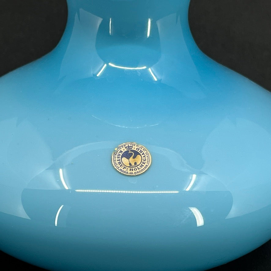 Blå Carnaby vase, 14x17 cm.
