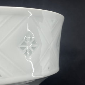 White Bing &amp; Grøndahl bowl by Lisbeth Munch Pedersen