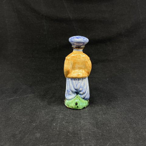 Local figurine from L. Hjorth, man with blue hat