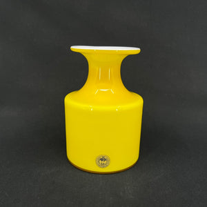 Gul Carnaby vase, 13,5 cm.