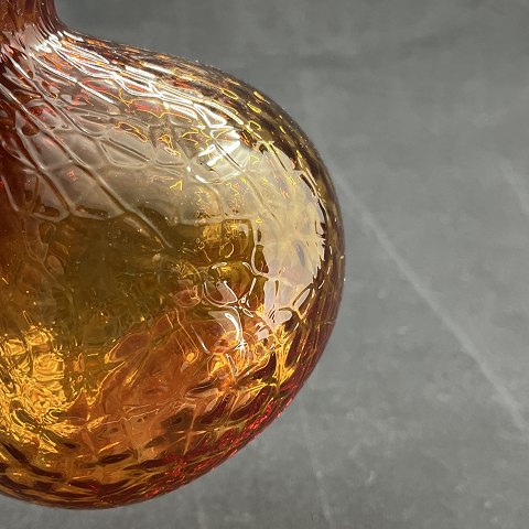 Orange-rødt hyacintglas