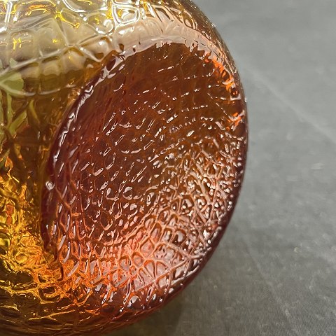 Orange-rødt hyacintglas