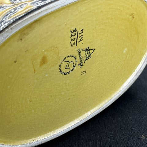 Gul baca vase fra Aluminia