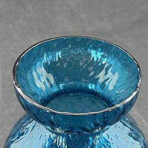 Cyan hyacintglas fra Fyens Glasværk