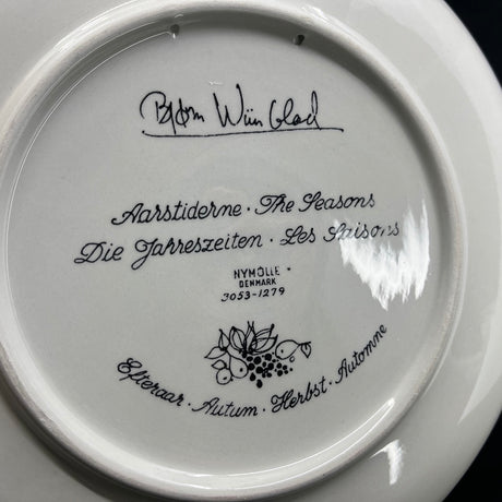 Wiinblad platte - Efterår