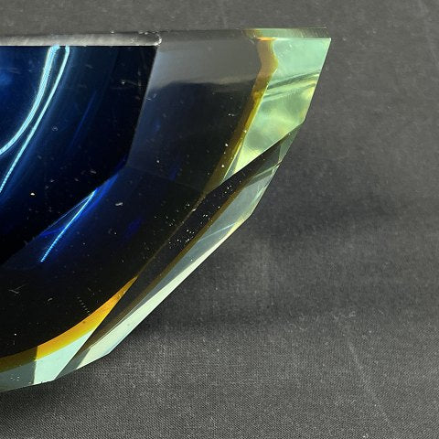 Large sommerso bowl from Murano