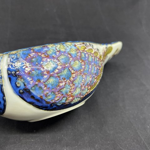 Aluminia dove bowl by Berte Jessen