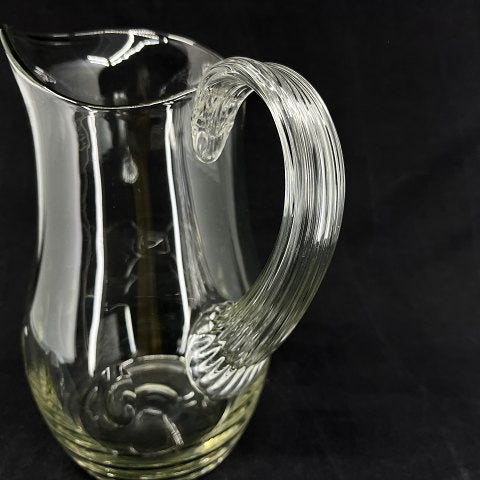 Glass jug with olives from Holmegaard Glasværk